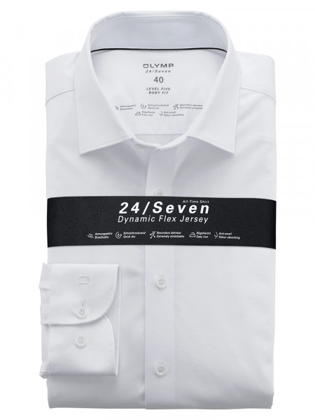 OLYMP Level Five 24/Seven body fit jersey overhemd