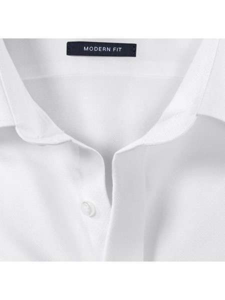 OLYMP Regular Fit Overhemd Wit New Kent Struktur
