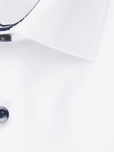 SEIDENSTICKER Extra Slim Fit Overhemd Wit Business Kent Popeline - Weergave 3