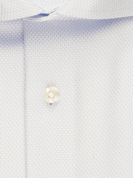 SEIDENSTICKER Tailored Fit Overhemd Lichtblauw Kent Struktur - Weergave 1