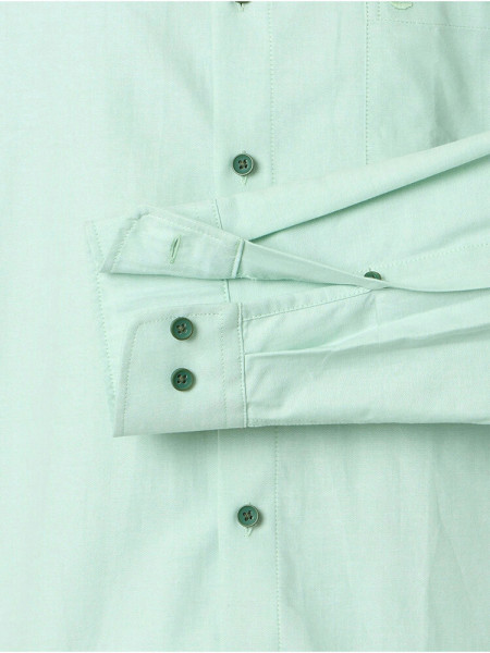 REDMOND Comfort Fit Overhemd Marine Button-Down Fein Oxford - Weergave 2