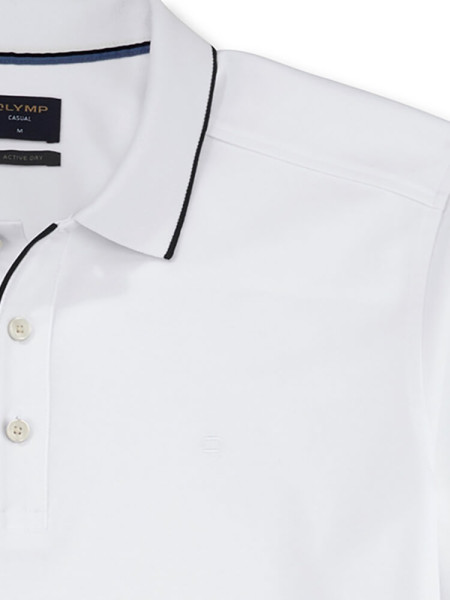 OLYMP Polo Wit Extrafeine Qualität