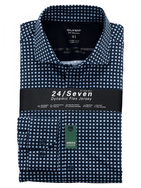 OLYMP Level Five 24/Seven body fit jersey overhemd