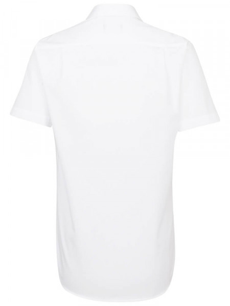 SEIDENSTICKER Regular Fit Overhemd Wit Business Kent Popeline