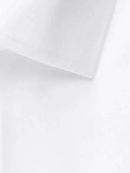 SEIDENSTICKER Tailored Fit Overhemd Wit Business Kent Popeline - Weergave 3