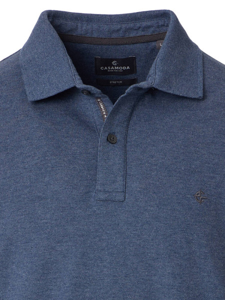 CASAMODA Polo Donkerblauw Extrafeine Qualität - Weergave 1
