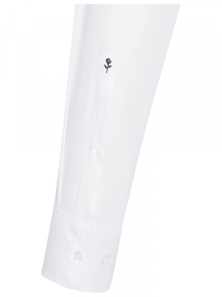 SEIDENSTICKER Regular Fit Overhemd Wit Haifisch Oxford - Weergave 1