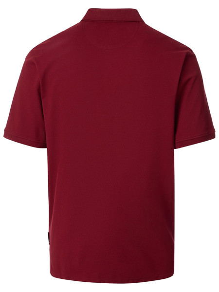 CASAMODA Polo Donkerrood Extrafeine Qualität