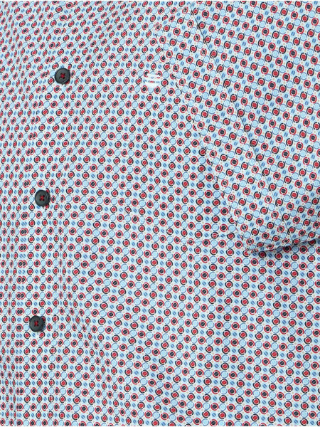 REDMOND Comfort Fit Overhemd Red Kent Print - Weergave 2