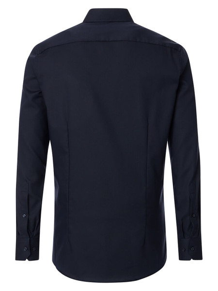 VENTI Regular Fit Overhemd Marine Button-Down Fein Oxford