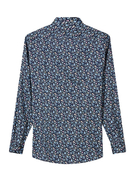 OLYMP Regular Fit Overhemd Donkerblauw New Kent Twill