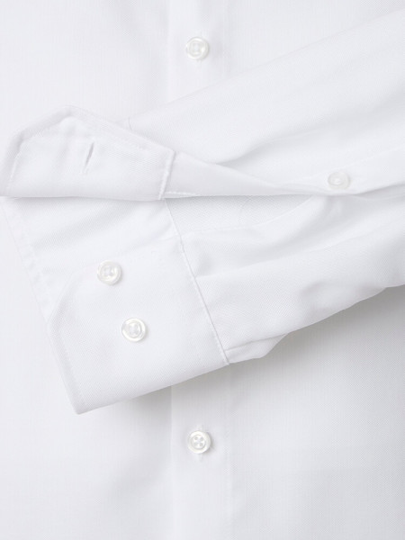 VENTI Regular Fit Overhemd Wit Button-Down Fein Oxford - Weergave 2