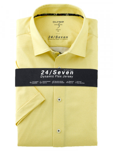 OLYMP Level Five body fit jersey overhemd