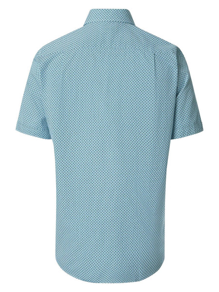 REDMOND Regular Fit Overhemd Groen Kent Print