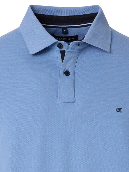 CASAMODA Polo Lichtblauw Extrafeine Qualität - Weergave 1