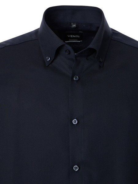 VENTI Regular Fit Overhemd Marine Button-Down Fein Oxford - Weergave 1