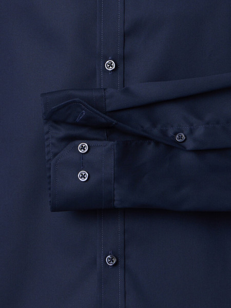 VENTI Slim Fit Overhemd Marine Kent Popeline - Weergave 2