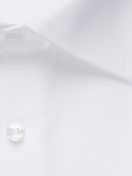 SEIDENSTICKER Comfort Fit Overhemd Wit Business Kent Popeline - Weergave 3