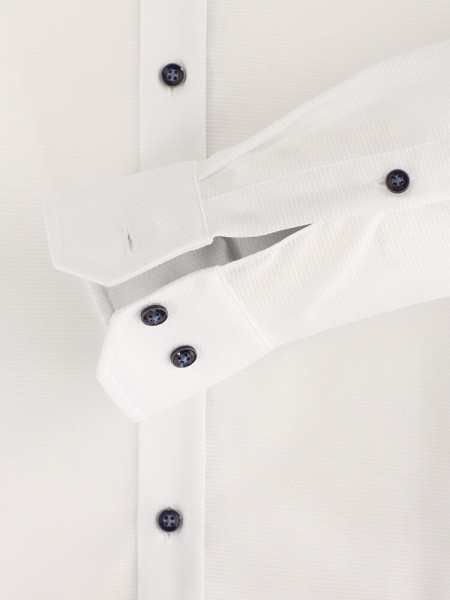 VENTI Slim Fit Overhemd Wit Kent Easy Care  - Weergave 2