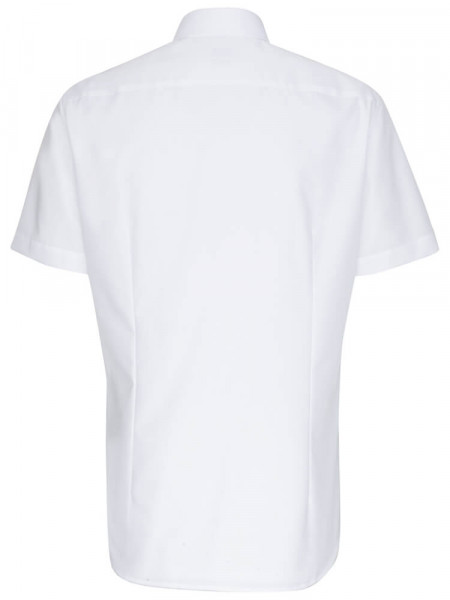 SEIDENSTICKER Tailored Fit Overhemd Wit Business Kent Popeline