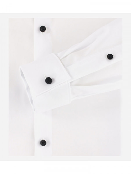 VENTI Regular Fit Overhemd Wit Kent Popeline - Weergave 2