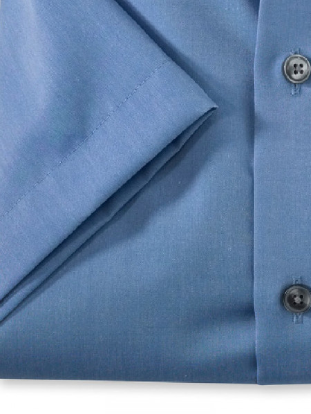 OLYMP Regular Fit Overhemd Medium blauw New Kent Chambray - Weergave 2