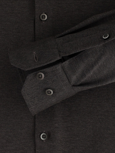 VENTI Regular Fit Overhemd Antraciet Kent Jersey - Weergave 2