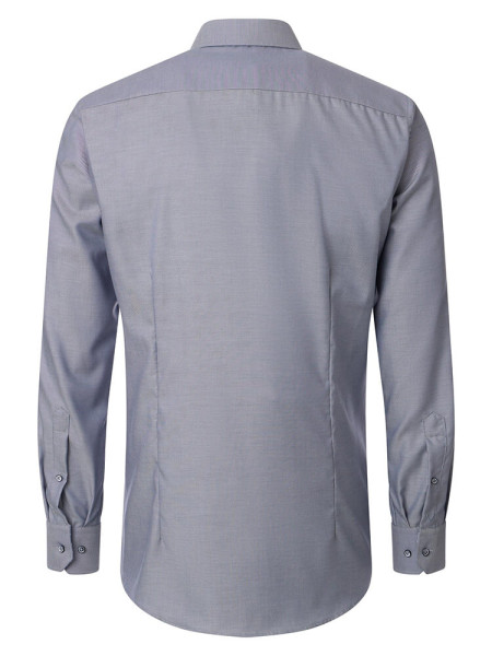 VENTI Regular Fit Overhemd Antraciet Kent Popeline