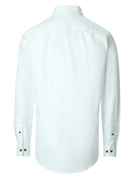 REDMOND Comfort Fit Overhemd Wit Button-Down Fein Oxford