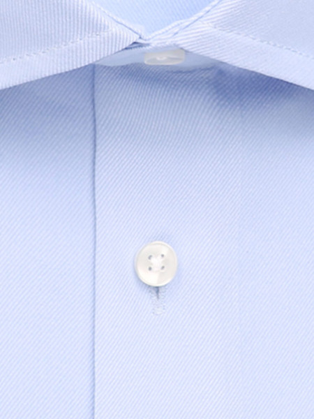 SEIDENSTICKER Slim Fit Overhemd Lichtblauw Business Kent Twill - Weergave 1