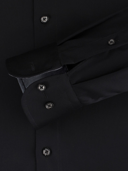 CASAMODA Regular Fit Overhemd Zwart Kent Easy Care  - Weergave 2