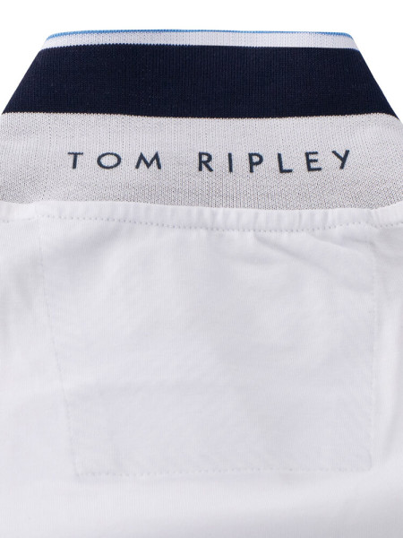 TOM RIPLEY Polo Wit Extrafeine Qualität - Weergave 1