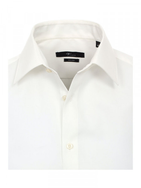 VENTI Regular Fit Overhemd Lichtbeige Kent Popeline - Weergave 1