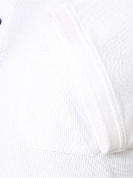 REDMOND Polo Wit Piqué - Weergave 2
