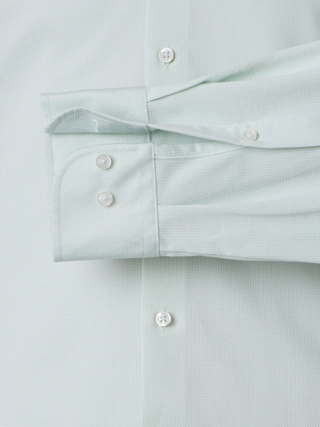 VENTI Comfort Fit Overhemd Groen Kent Jersey - Weergave 2