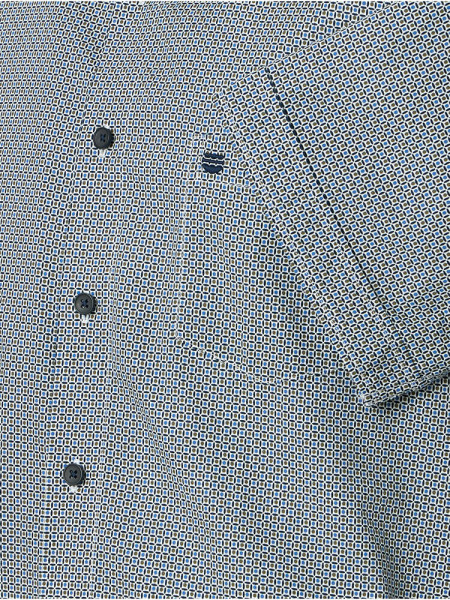 REDMOND Comfort Fit Overhemd Antraciet Kent Print - Weergave 2