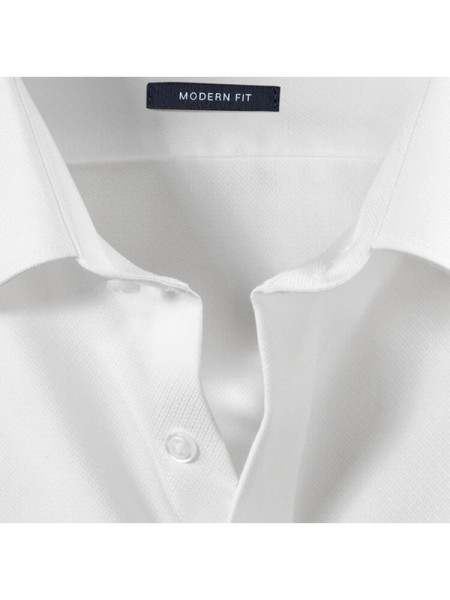 OLYMP Regular Fit Overhemd Lichtbeige New Kent Struktur