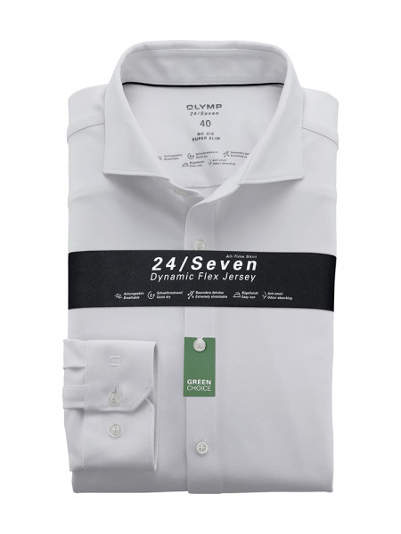 OLYMP No. Six 24/Seven super slim jersey overhemd