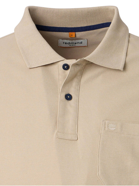 REDMOND Polo Lichtbeige Piqué - Weergave 1