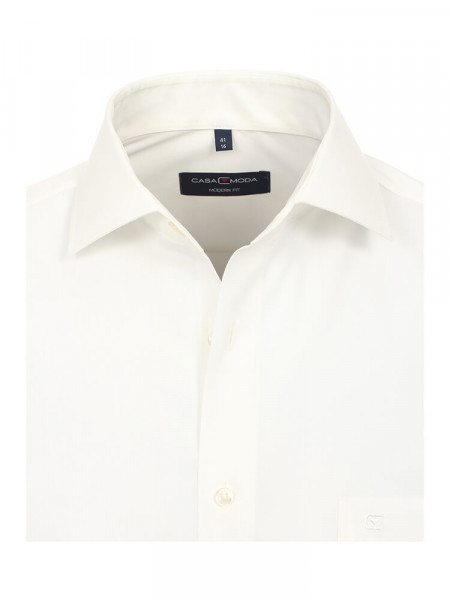 CASAMODA Regular Fit Overhemd Lichtbeige Kent Popeline - Weergave 1