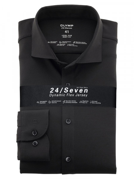 OLYMP Level Five 24/Seven body fit jersey overhemd