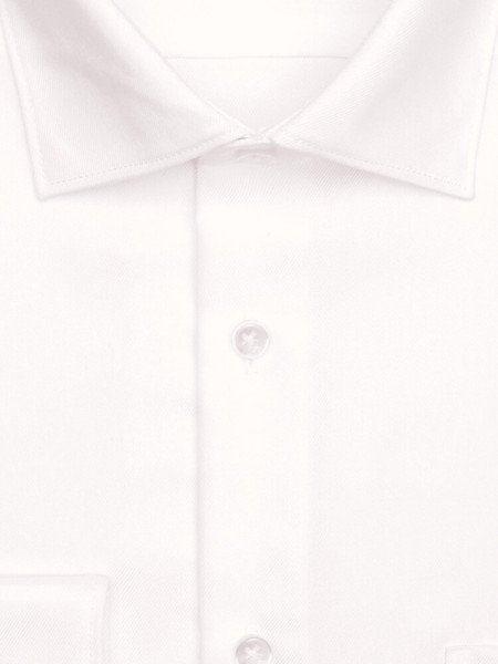 SEIDENSTICKER Comfort Fit Overhemd Wit Business Kent Twill - Weergave 1