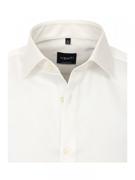 VENTI Regular Fit Overhemd Lichtbeige Kent Twill - Weergave 1