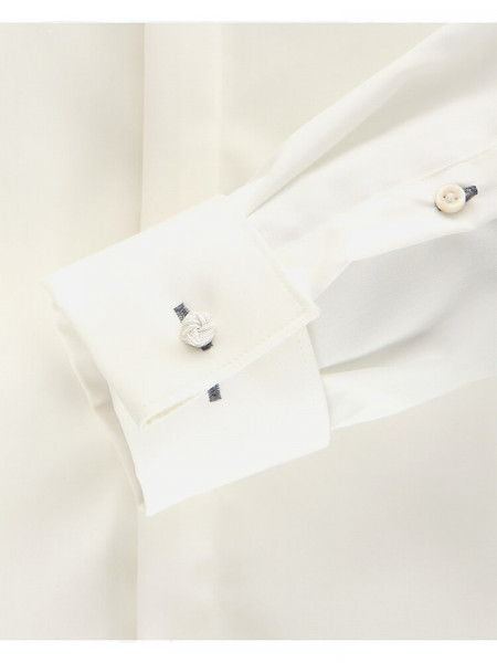 VENTI Regular Fit Overhemd Lichtbeige Kent Popeline - Weergave 2