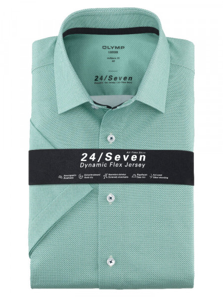 OLYMP Luxor modern fit jersey overhemd