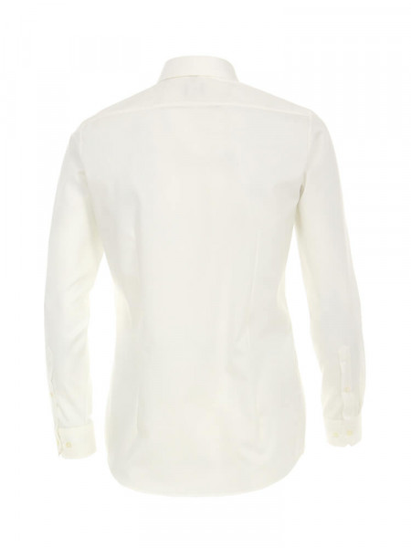 VENTI Slim Fit Overhemd Lichtbeige Kent Popeline