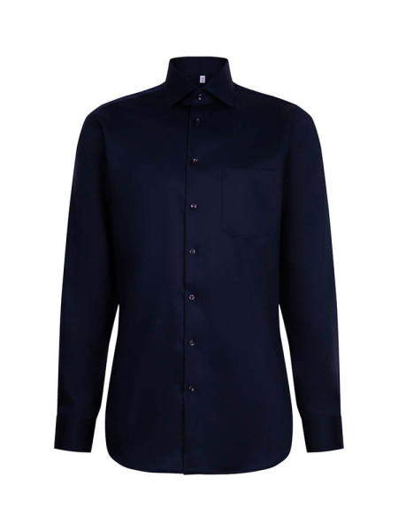 SEIDENSTICKER Regular Fit Overhemd Marine New Kent Twill