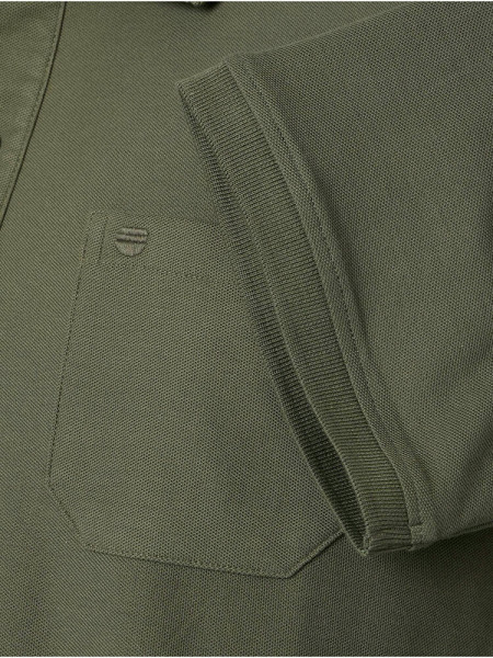 REDMOND Polo Donkergroen Piqué - Weergave 2