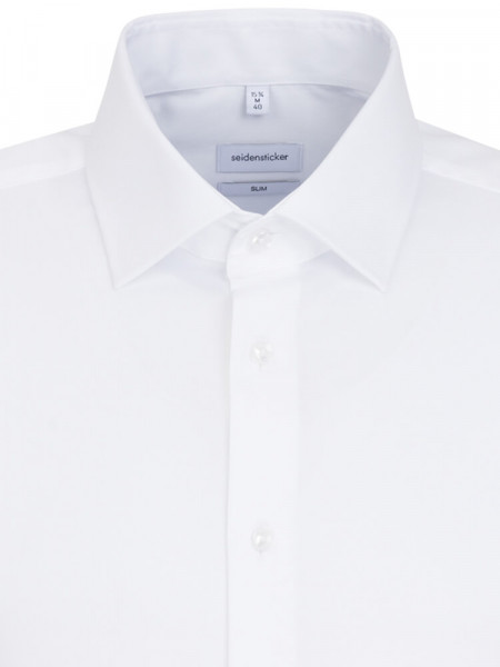 SEIDENSTICKER Slim Fit Overhemd Wit Business Kent Original - Weergave 2
