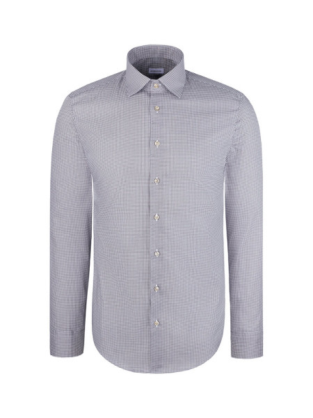 SEIDENSTICKER Slim Fit Overhemd Bruin New Kent Twill